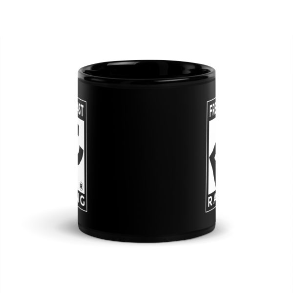 FCR Black Glossy Mug - Image 3