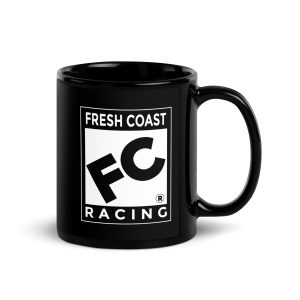 FCR Black Glossy Mug