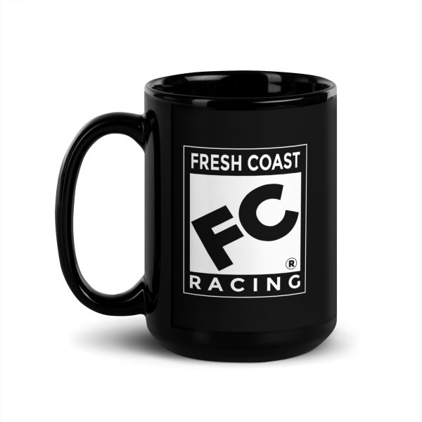 FCR Black Glossy Mug - Image 4
