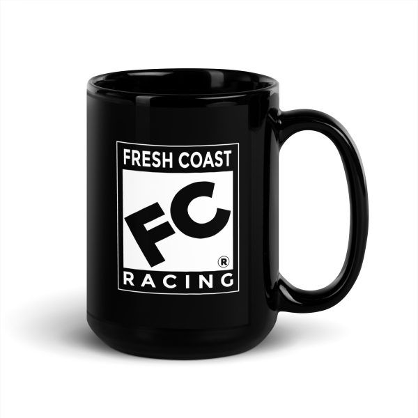 FCR Black Glossy Mug - Image 5