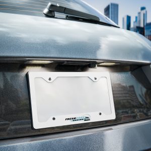 FCR Metal license plate frame